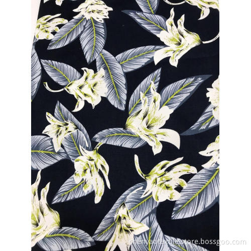 Cotton Stretch Printing Fabric For Shirt And Dress